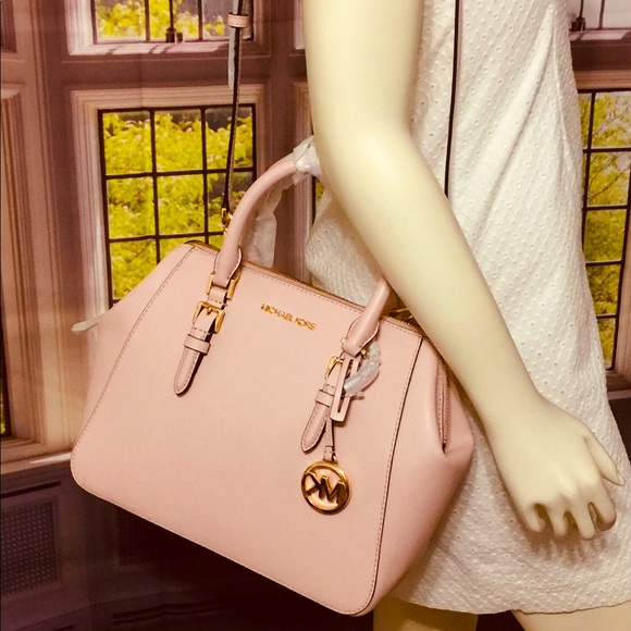 NWT Michael Kors Charlotte large Satchel Handbag - Picture 7 of 12